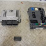 CITROEN C3 PICASSO 1.6 DIESEL 9HP MANUAL ECU KIT KEY 0281015847 / 9666952080 *V*