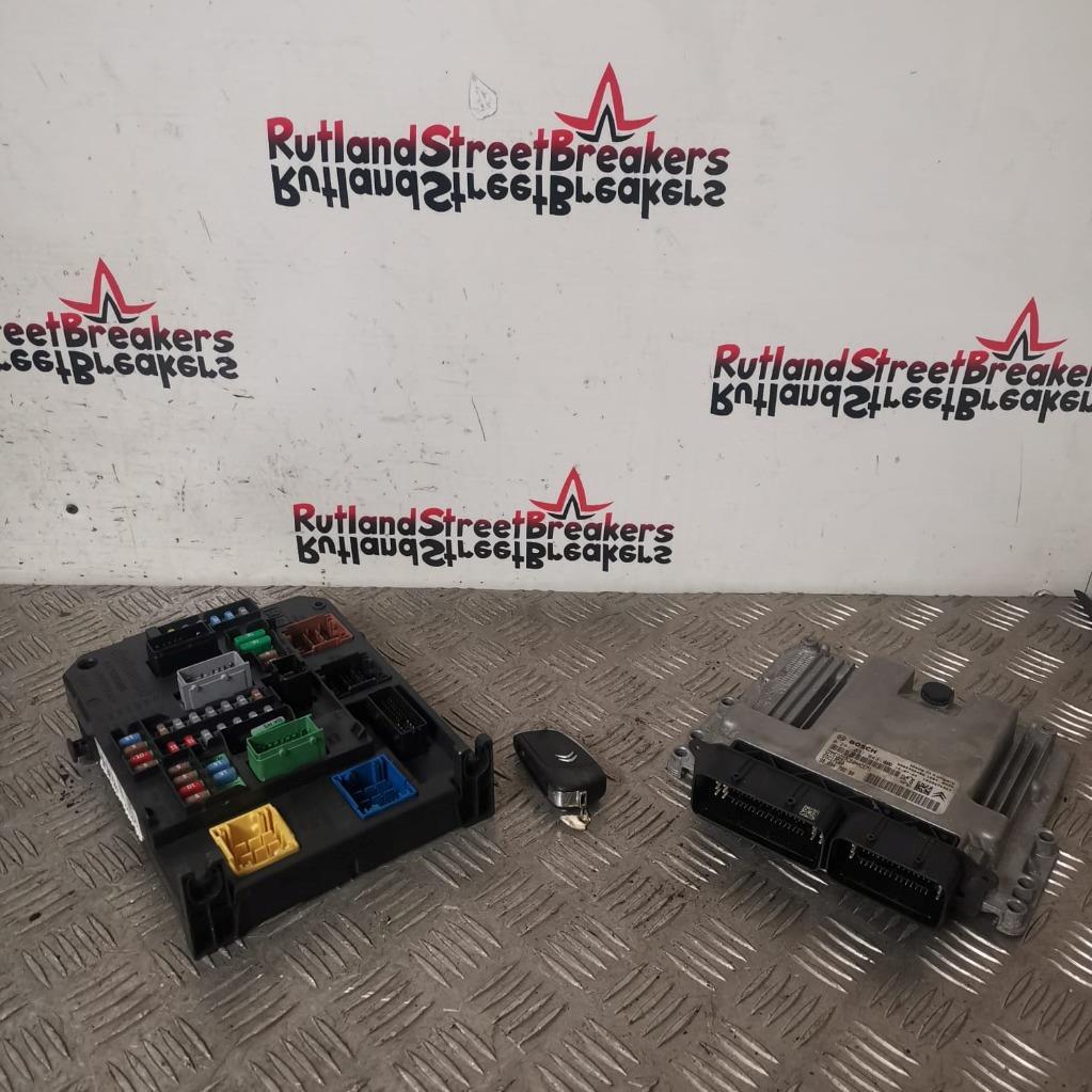 CITROEN-C4-16-DIESEL-BHZ-COMPLETE-ECU-KIT-0281031043-9806687980-145683833218 CITROEN C4 1.6 DIESEL BHZ COMPLETE ECU KIT 0281031043 / 9806687980 - Image 1