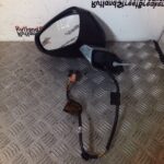 CITROEN DS3 PASSENGER SIDE POWER FOLD WING MIRROR IN BLACK - CHROME 2009 TO 2018