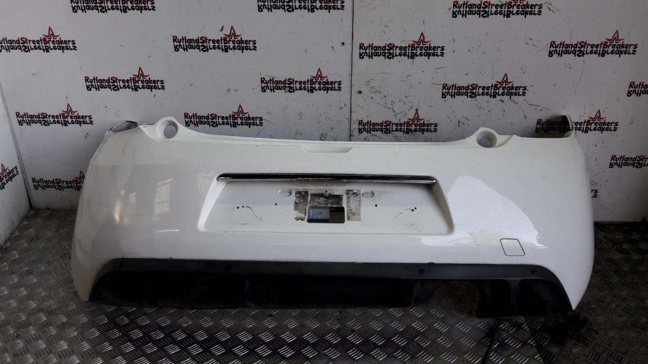 CITROEN-DS3-REAR-BUMPER-IN-BIANCA-WHITE-EWP-WITH-PARKING-SENSORS-2009-TO-2016-134556589418 CITROEN DS3 REAR BUMPER IN BIANCA WHITE EWP WITH PARKING SENSORS 2009 TO 2016 - Image 1