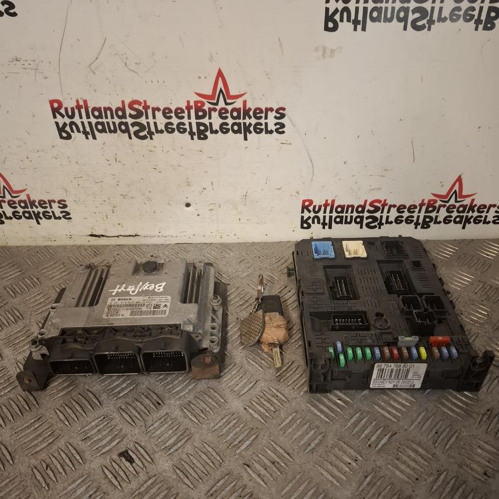 Citroen-Berlingo-Peugeot-Partner-16-Diesel-ECU-Key-Kit-0281019817-9678476880-146798561918 Citroen Berlingo Peugeot Partner 1.6 Diesel ECU & Key Kit 0281019817 9678476880 - Image 1