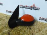 PEUGEOT 206 / SW PASSENGER SIDE NEARSIDE MANUAL WING MIRROR RED KKN 1998 - 2006 - Image 4