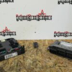 PEUGEOT 207 1.6 DIESEL 9HP COMPLETE ECU KIT AND KEY ECU 0281017333 9666952080