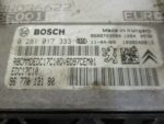 PEUGEOT 207 1.6 DIESEL 9HP COMPLETE ECU KIT AND KEY ECU 0281017333 9666952080 - Image 7