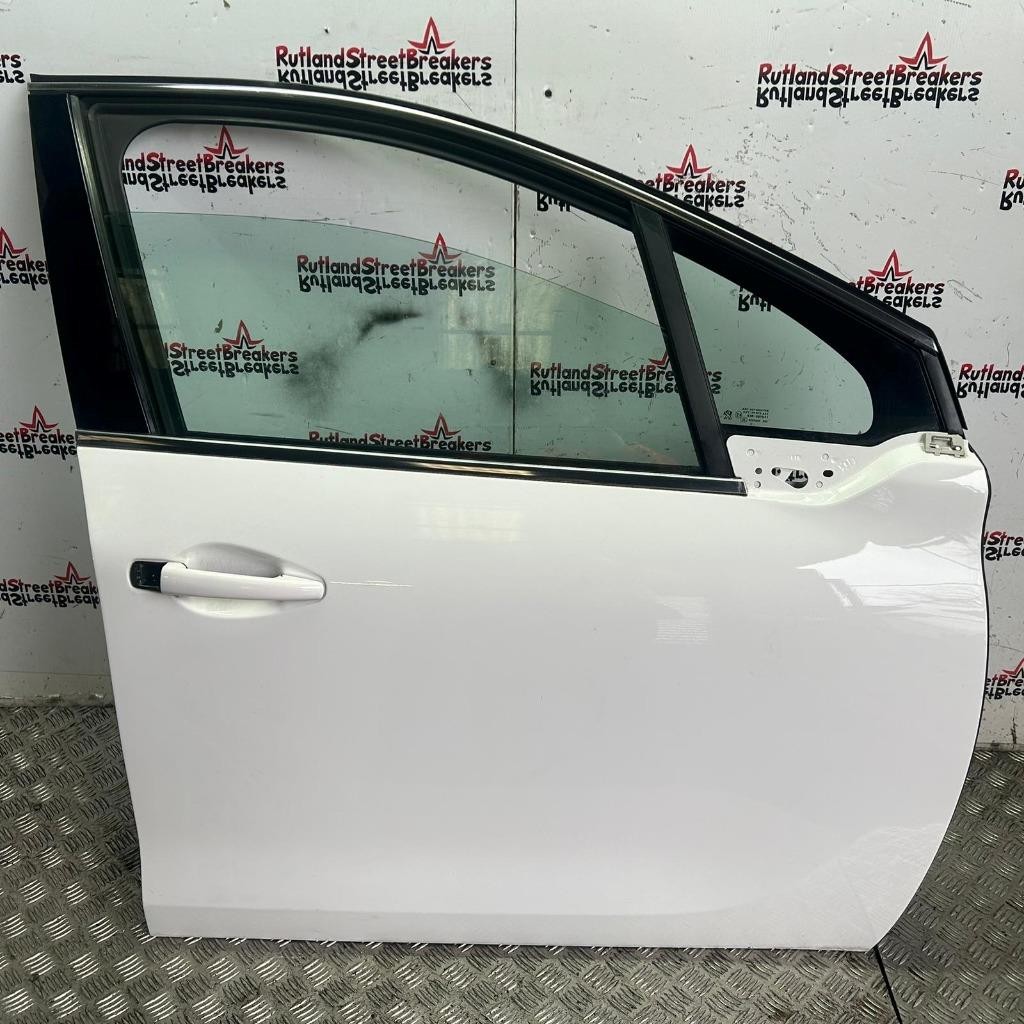 PEUGEOT-208-DRIVER-SIDE-FRONT-DOOR-IN-BANQUISE-WHITE-EWP-2012-TO-2018-136794908088 PEUGEOT 208 DRIVER SIDE FRONT DOOR IN BANQUISE WHITE EWP 2012 TO 2018 - Image 1