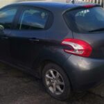 PEUGEOT 208 WHEEL BOLTS SET OF FOUR SHARK GREY KTP, USED