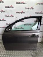 PEUGEOT 308 PASSENGER SIDE FRONT DOOR IN MOKA GREY KKS 2014 TO 2021