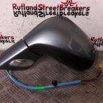 PEUGEOT 308 PASSENGER SIDE WING MIRROR IN THORIUM GREY KTH 2009 TO 2013