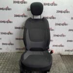 RENAULT CAPTUR DRIVER SIDE SEAT IN BLACK CLOTH 2014 TO 2019