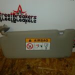 RENAULT CLIO MK4 PASSENGER SIDE SUN VISOR BEIGE / LIGHT GREY 2013 - 2017