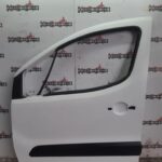 BERLINGO / PARTNER PASSENGER SIDE FRONT DOOR BANQUISE WHITE EWP 2009 TO 2018 .