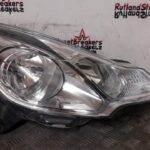 CITROEN DS3 HEADLIGHT DRIVER SIDE- BLACK INSERT 2009 TO 2017