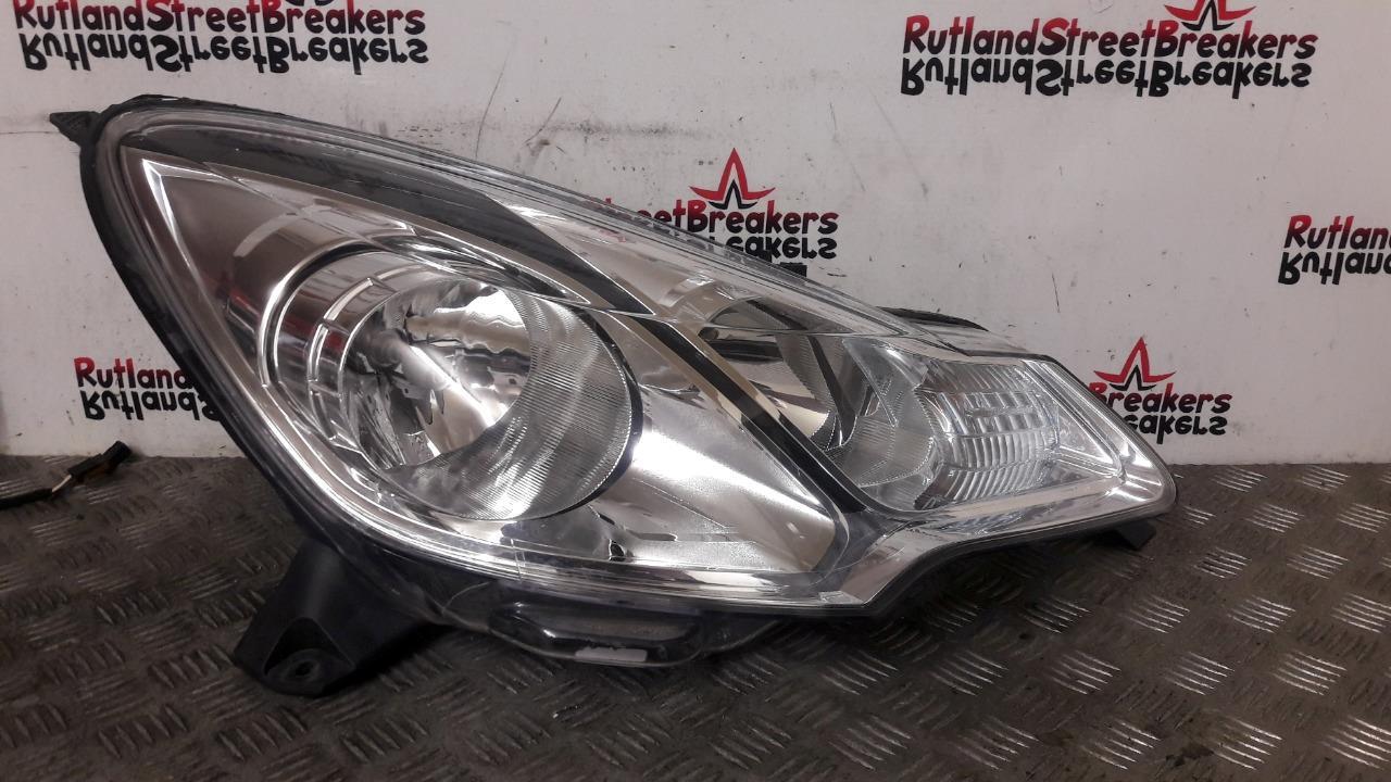 CITROEN-DS3-HEADLIGHT-DRIVER-SIDE-BLACK-INSERT-2009-TO-2017-145065811469 CITROEN DS3 HEADLIGHT DRIVER SIDE- BLACK INSERT 2009 TO 2017 - Image 1