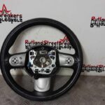 MINI CLUBMAN R55 STEERING WHEEL IN BLACK LEATHER 2006 TO 2012