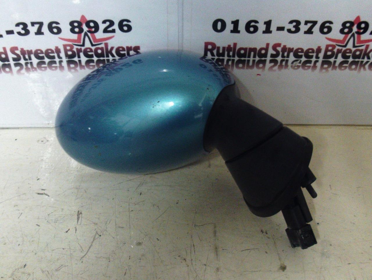 MINI-OFFSIDE-DRIVER-SIDE-ELECTRIC-WING-MIRROR-BLUE-8705-2002-2003-2004-2005-BMW-132067615249 MINI OFFSIDE DRIVER SIDE ELECTRIC WING MIRROR BLUE 870/5 2002 2003 2004 2005 BMW - Image 1