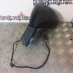 PEUGEOT 207 PASSENGER WING MIRROR IN OBSIDIAN BLACK EXL 2006 TO 2012
