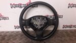 PEUGEOT 207 STEERING WHEEL IN BLACK LEATHER 2006 TO 2012 96866877
