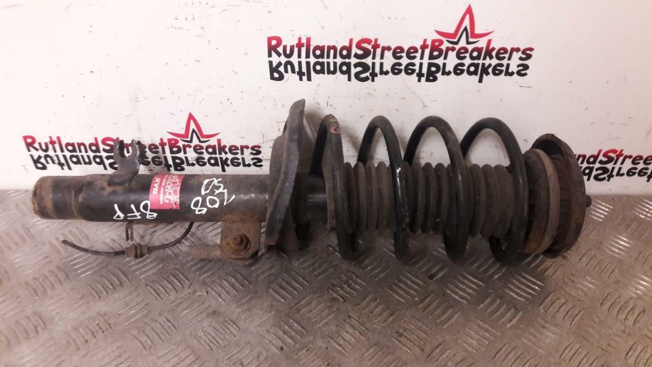 PEUGEOT-208-14-PETROL-8FP-DRIVER-SIDE-FRONT-RIGHT-SUSPENSION-2012-TO-2018-144471457069 PEUGEOT 208 1.4 PETROL 8FP DRIVER SIDE FRONT RIGHT SUSPENSION 2012 TO 2018 - Image 1