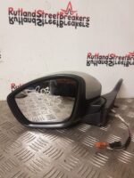 PEUGEOT 208 PASSENGER SIDE WING MIRROR IN SILVER EZR 2012 TO 2018