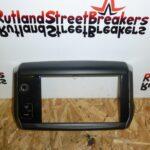 PEUGEOT 208 SCREEN SURROUND / FACSIA GLOSS BLACK / SILVER