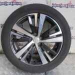 PEUGEOT 3008 / 5008 DETROIT ALLOY WHEEL BLACK / SILVER 225 / 55 / 18 2017 - 2024
