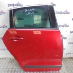 PEUGEOT 3008 DOOR DRIVER SIDE REAR BABYLON RED LKR 2009 TO 2016