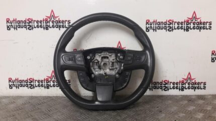 PEUGEOT 508 ESTATE 3 SPOKE MULTI FUNCTIONAL LEATHER STEERING WHEEL 96874666ZE
