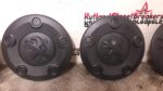 PEUGEOT EXPERT SET OF 4 GENUINE WHEEL HUB CENTRE CAPS IN BLACK 2016 / 66 TO 2022 - Image 4