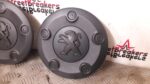PEUGEOT EXPERT SET OF 4 GENUINE WHEEL HUB CENTRE CAPS IN BLACK 2016 / 66 TO 2022 - Image 5