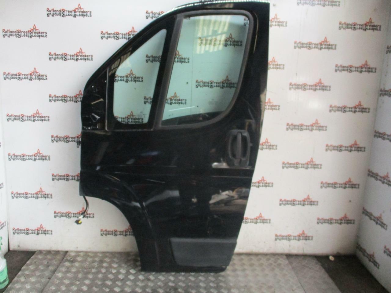 RELAY-BOXER-DUCATO-PASSENGER-FRONT-DOOR-IN-ONYX-BLACK-EXY-2015-TO-2020-143624155099 RELAY / BOXER / DUCATO PASSENGER FRONT DOOR IN ONYX BLACK EXY 2015 TO 2020 - Image 1