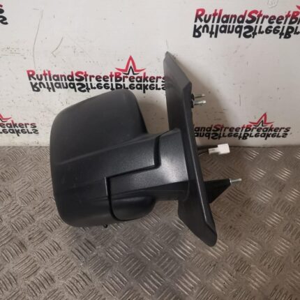 RENAULT TRAFIC / VAUXHALL VIVARO DRIVER SIDE WING MIRROR IN BLACK 2014 TO 2019