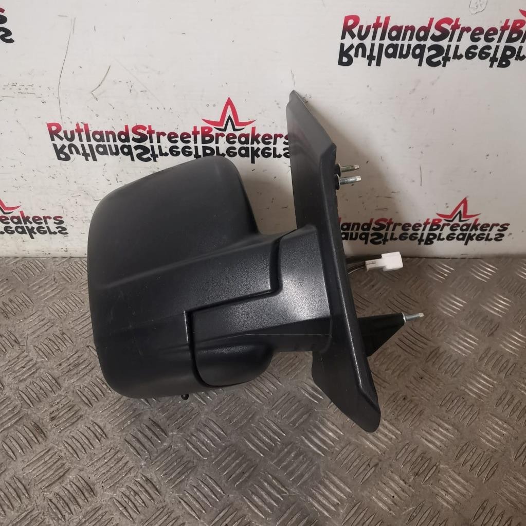 RENAULT-TRAFIC-VAUXHALL-VIVARO-DRIVER-SIDE-WING-MIRROR-IN-BLACK-2014-TO-2019-146642458579 RENAULT TRAFIC / VAUXHALL VIVARO DRIVER SIDE WING MIRROR IN BLACK 2014 TO 2019 - Image 1